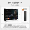 VIZIO 50 inch 4K LED HDR Smart TV With Dolby Vision, WiFi 6 And Built-In Apps - V4K50S-0809