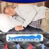 VOCIC Alternating Air Pressure Mattress Pad, Blue, 89"X38"X3", Vinyl - S34