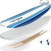 Wavestorm Classic Soft Top Foam 7ft Surfboard With Leash And Multiple Fins - AZ22-WSSF700-PIN