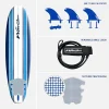 Wavestorm Classic Soft Top Foam 7ft Surfboard With Leash And Multiple Fins - AZ22-WSSF700-PIN