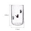 Way to Celebrate 16 oz Cat Charm Drinking Glass, 2-Pack