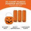 Way To Celebrate 30-Count 8 in Orange Plastic Jack-o'-Lantern Pumpkin Buckets