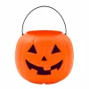 Way To Celebrate 30-Count 8 in Orange Plastic Jack-o'-Lantern Pumpkin Buckets