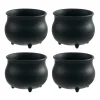 Way To Celebrate 4-Piece Silicone Cauldron Baking Cup Set, Black