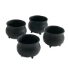 Way To Celebrate 4-Piece Silicone Cauldron Baking Cup Set, Black