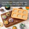 Way To Celebrate 6-Cavity Silicone Cakelet Pan Jack-O'-Lantern Orange