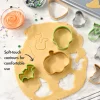 Way To Celebrate 8-Piece Stainless Cookie Cutters, Orange, Green, Purple
