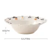 Way To Celebrate Halloween Ghost Ceramic Stoneware Serving Bowl, White