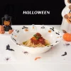 Way To Celebrate Halloween Ghost Ceramic Stoneware Serving Bowl, White