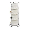 Way To Celebrate Halloween Ghost Stack Ceramic Mugs, 4-Pack, White, 12 fl oz