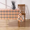 Way To Celebrate Halloween PEVA Tablecloth Indoor & Outdoor Table 60" x 84" - Buffalo Plaid