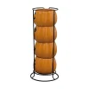 Way To Celebrate Halloween Pumpkin Stack Ceramic Mugs, 4-Pack