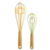 Way To Celebrate Whisk Set, 2-Piece, Silicone & Bamboo