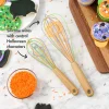 Way To Celebrate Whisk Set, 2-Piece, Silicone & Bamboo