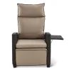 Weatherproof Outdoor Recliner Chair - 330 lbs Capacity, Steel Frame