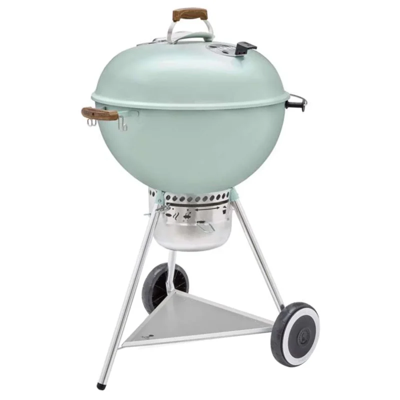 Weber 22-inch 70th Anniversary Charcoal Kettle Grill, Rock N Roll Blue