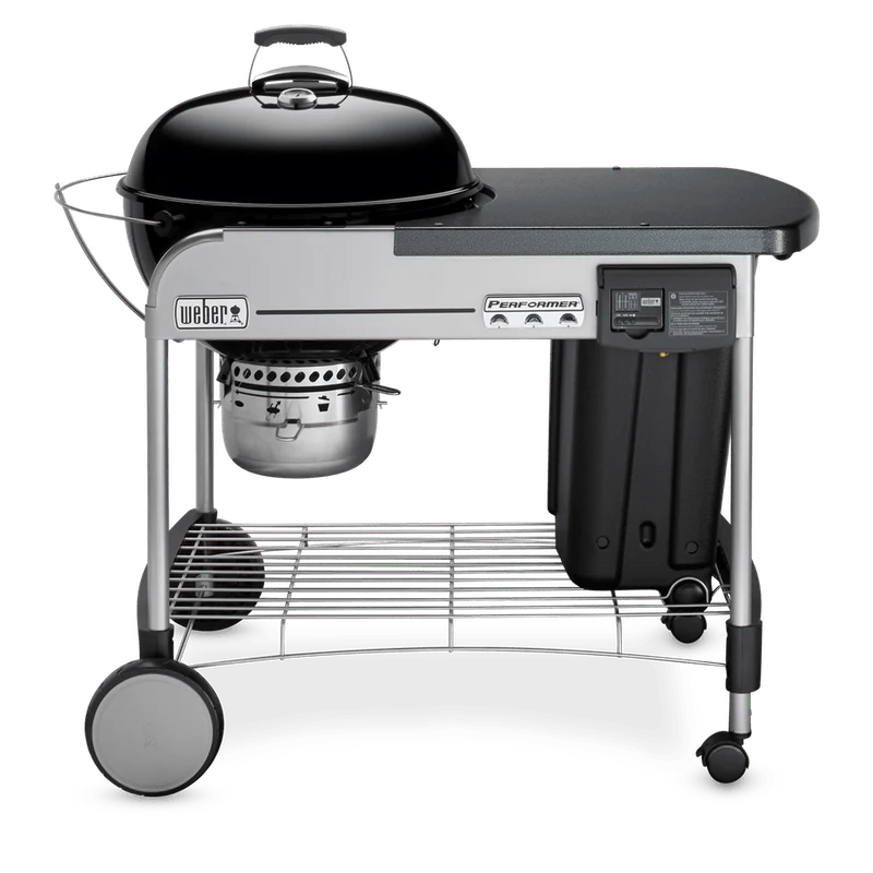 Weber Charcoal Grill, 22, Black - Performer Deluxe