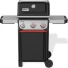 Weber Spirit E-325 Liquid Propane Gas Grill, 3 Burners, 2 Boost Burners, Black - Porcelain-Enameled Cast-Iron Grates