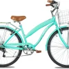 WEIZE 26 Inch 7-Speed High-Carbon Steel Beach Cruiser Bike