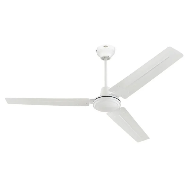 Westinghouse 56 in Industrial White Ceiling Fan With 3 Steel Blades - 78127