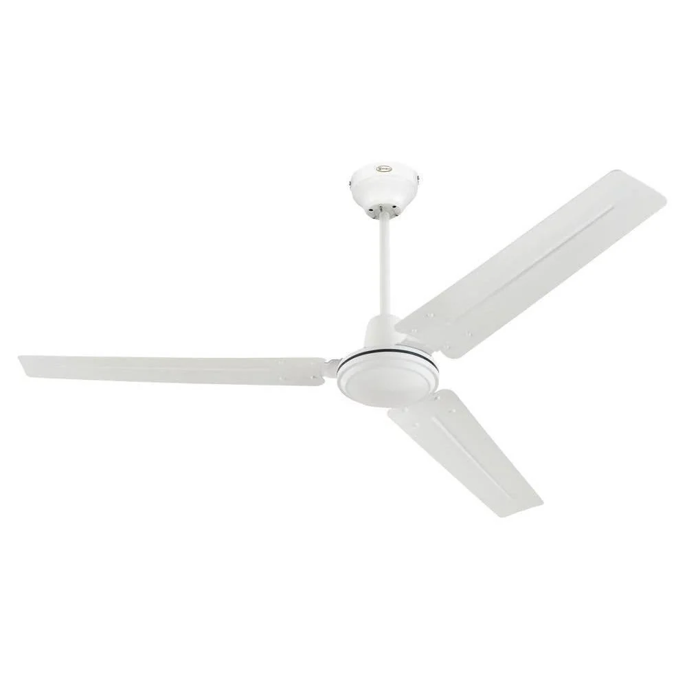 Westinghouse 56 in Industrial White Ceiling Fan With 3 Steel Blades - 78127