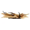 Wheat with Bats Wreath, Yellow and Black, 24", Halloween by Way To Celebrate