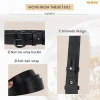 WHIPPY Women Leather Belt for Jeans Pants Ladies Leather Belts with Black Buckle