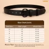 WHIPPY Women Leather Belt for Jeans Pants Ladies Leather Belts with Black Buckle