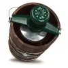 White Mountain 6 Qt. Green And Brown Electric Ice Cream Maker