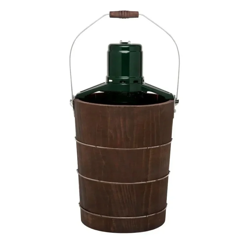 White Mountain Electric Ice Cream Maker, 6 Qt., Green and Brown