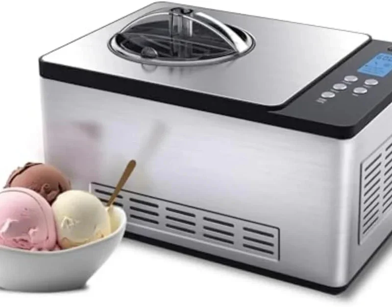 Whynter Rolled Ice Cream Maker With Compressor, 0.5-Quart Stainless Steel - ICR-300SS