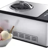 Whynter Rolled Ice Cream Maker With Compressor, 0.5-Quart Stainless Steel - ICR-300SS