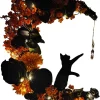 Wiher Halloween Wreaths with Lights for Front Door