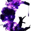 Wiher Halloween Wreaths with Lights for Front Door