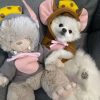 WILLED Halloween Big Ear Mouse Dog Hoodies, Cute Cheese Warm Pet Costume for Small Medium Dogs, French Bulldog, Chihuahu