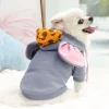 WILLED Halloween Big Ear Mouse Dog Hoodies, Cute Cheese Warm Pet Costume for Small Medium Dogs, French Bulldog, Chihuahu