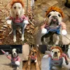WILLED Halloween Deadly Dog Costume, Funny Pet Cosplay Christmas Outfit, Adjustable Party Dress Up Clothes for Small Med
