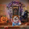 WILLED Halloween Deadly Dog Costume, Funny Pet Cosplay Christmas Outfit, Adjustable Party Dress Up Clothes for Small Med