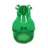 Winter Warm Plush Dog Coat Hoodie, Pet Halloween Frog Cosplay Costume for Small Dogs