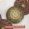 Women's Concho Disc Belt Western Cowboy Cowgirl Wide Leather Boho Country Waist Belts for Dress Jeans
