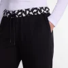 Women’s Halloween Printed Foldover Waistband French Terry Lounge Pants, 29" Inseam