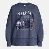 Women's Halloween Salem Book Club Graphic Fleece from Way to Celebrate, Sizes S-4X