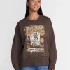 Women's Halloween Salem Book Club Graphic Fleece from Way to Celebrate, Sizes S-4X