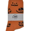 Women's Jack O Lantern and Bats & Ghosts Halloween Socks Novelty Crew 2-Pack
