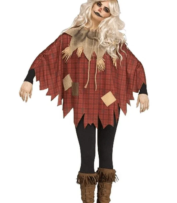 Women's Plus Size Scarecrow Poncho
