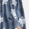 Wonder Nation Boys Short Sleeve Graphic Tee and Wide Leg Pants Sleep Set, 2-Piece, Sizes 4-18