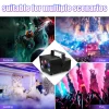 Wondnuga Halloween Fog Machine Smoke Machine 550W 3-in-one RGB Light Beads Smoke Machine Remote Control for Halloween Pa