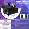 Wondnuga Halloween Fog Machine Smoke Machine 550W 3-in-one RGB Light Beads Smoke Machine Remote Control for Halloween Pa
