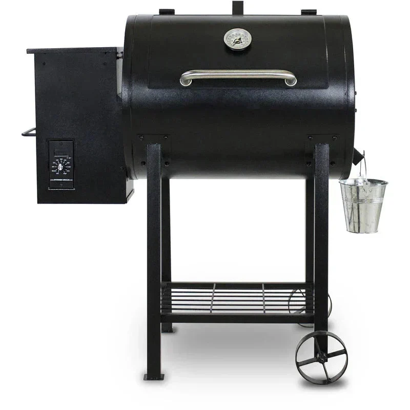 Wood Fired Pellet Grill With Flame Broiler, 700 Sq In Cooking Space - 700FB