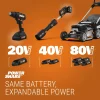 WORX 20V Cordless Trimmer & Edger, 12in Cutting Diameter, 2 Batteries - WG163